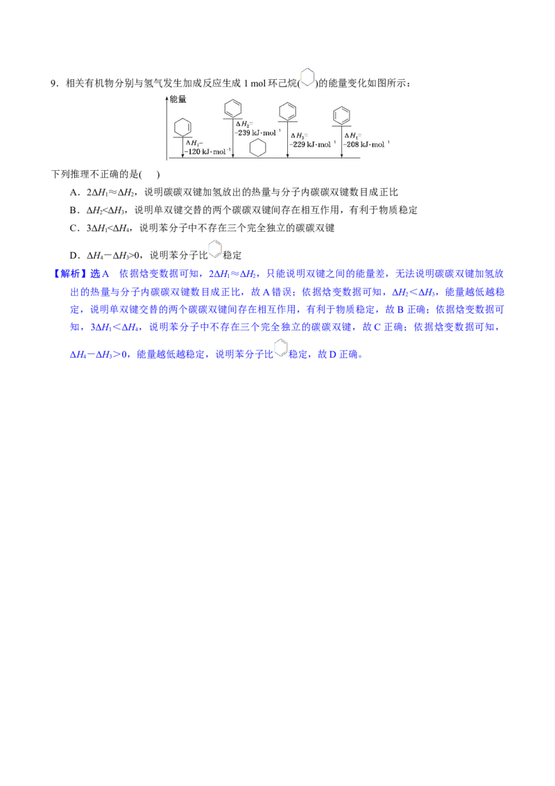化学-2024年高考考前最后一课_05高考化学_2024年新高考资料_5.2024三轮冲刺_化学（含PDF，可直接打印）-2024年高考考前最后一课