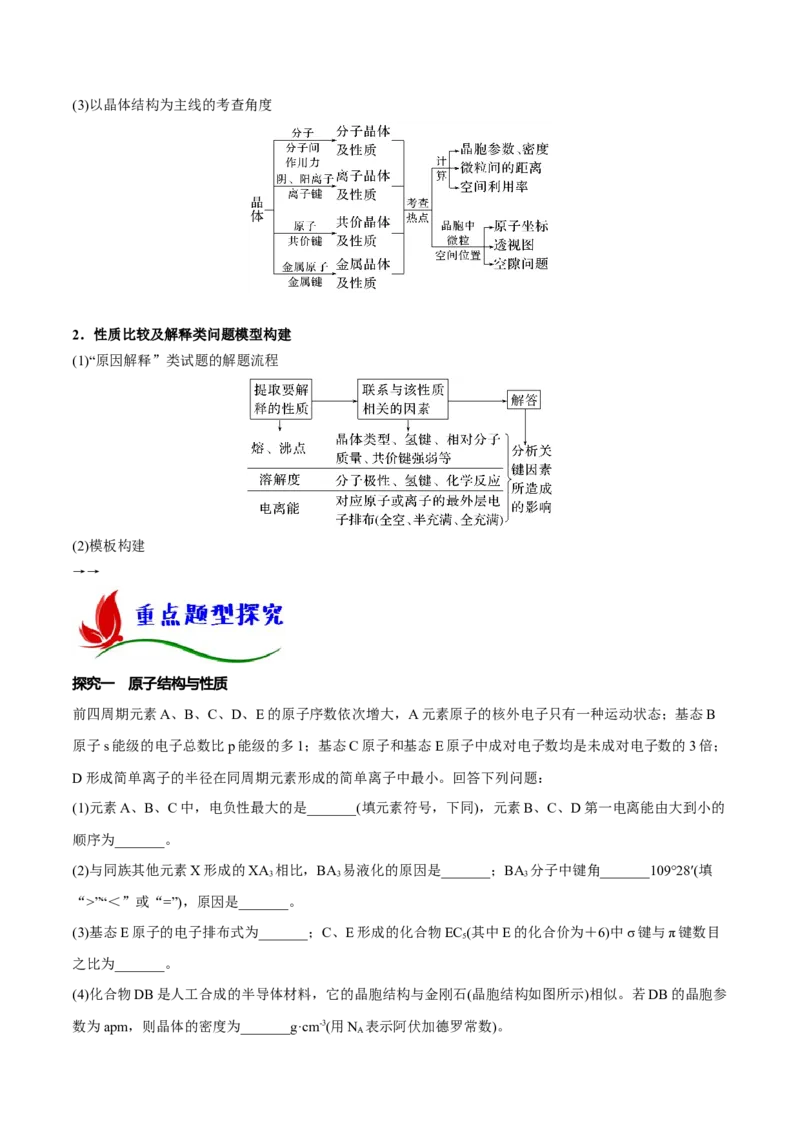 专题十四物质结构与性质（解析版）_05高考化学_新高考复习资料_2023年新高考资料_二轮复习_题型分类归纳2023年高考化学二轮复习讲与练