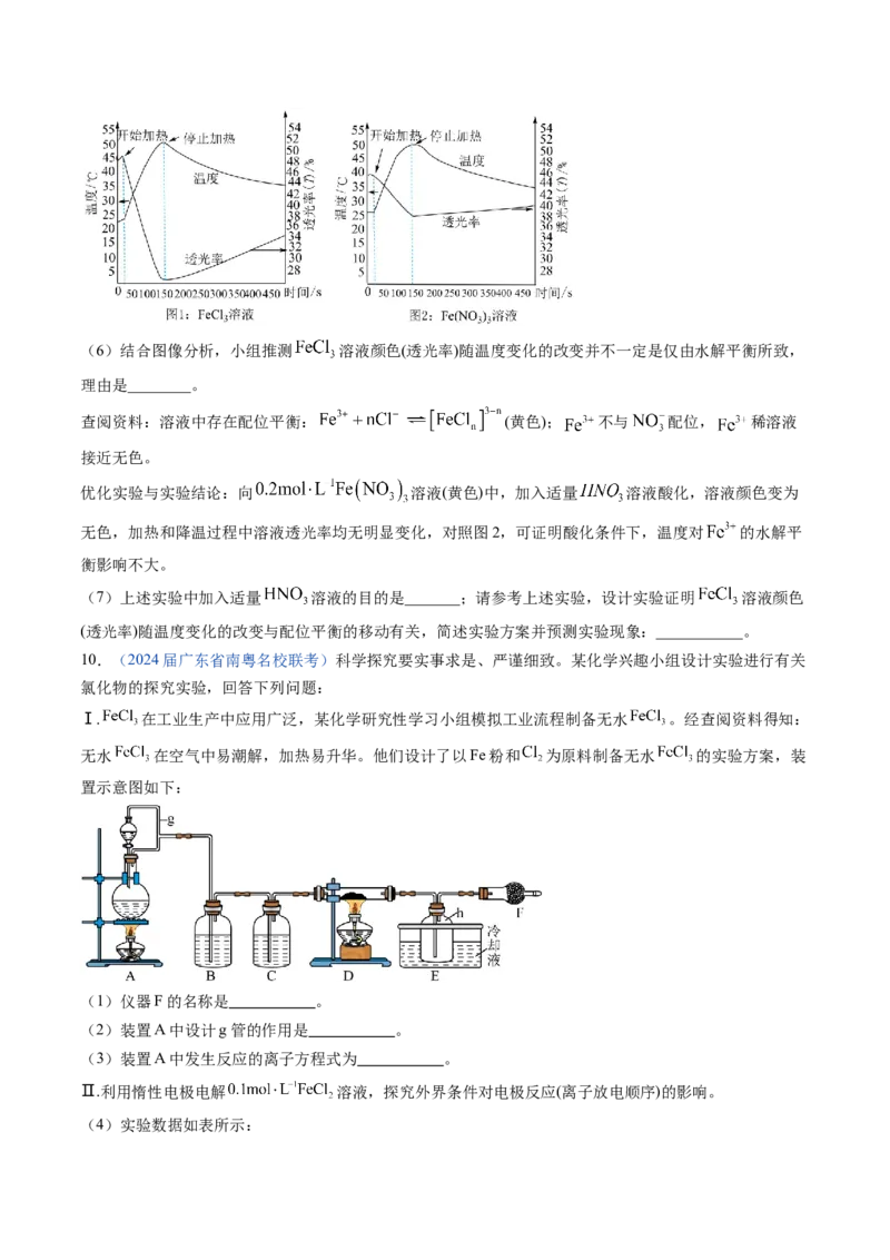 押广东卷第17题&nbsp;化学实验综合题（原卷版）_05高考化学_2024年新高考资料_5.2024三轮冲刺_备战2024年高考化学临考题号押题（广东卷）323301515
