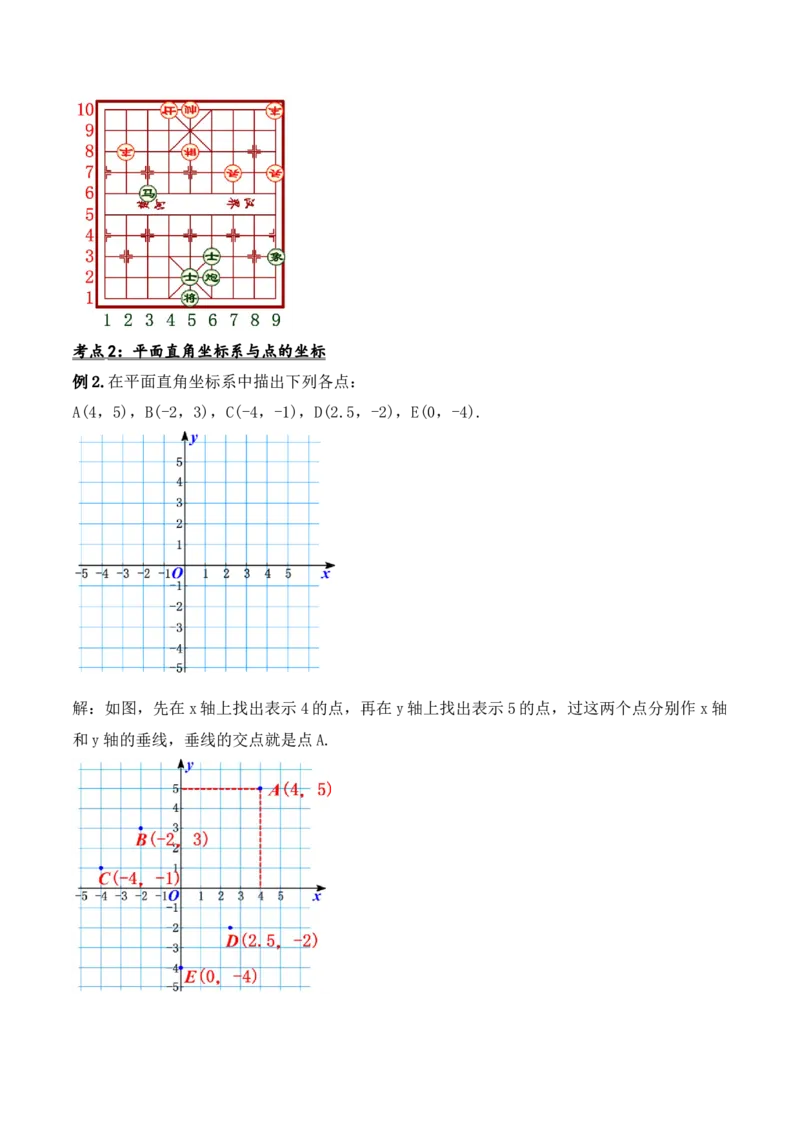 第七章平面直角坐标系章节复习（教学设计）_初中数学人教版_7下-初中数学人教版_7下-初中数学人教版（旧版）赠送_01课件+教案（配套）_课件+教案+学案（第1套）_教案