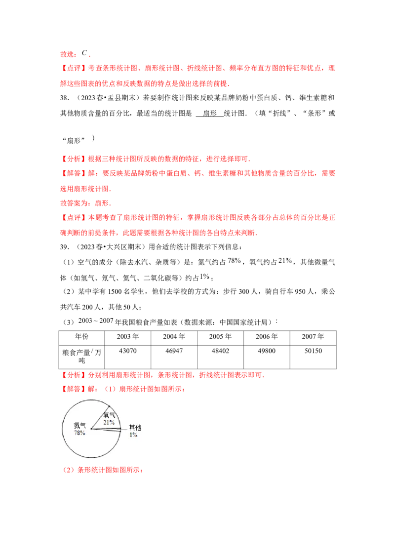 第11讲数据的收集、整理与描述（14个知识点+14种题型+强化训练）（教师版）_初中数学_七年级数学下册（人教版）_常见题型通关讲解练-V3