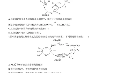 专题五　选择题专攻2　催化机理循环图淘宝店：红太阳资料库_05高考化学_2025年新高考资料_二轮复习_2025年高考化学大二轮_2025化学二轮复习_题型突破练+考前特训
