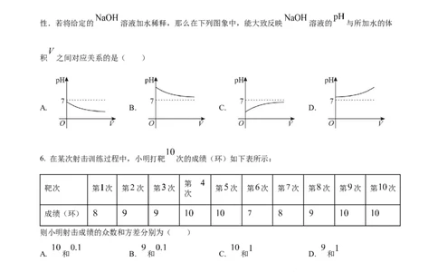 精品解析：2023年山东省滨州市中考数学真题（原卷版）_new_初中数学人教版_9下-初中数学人教版_09中考真题_2023中考数学真题