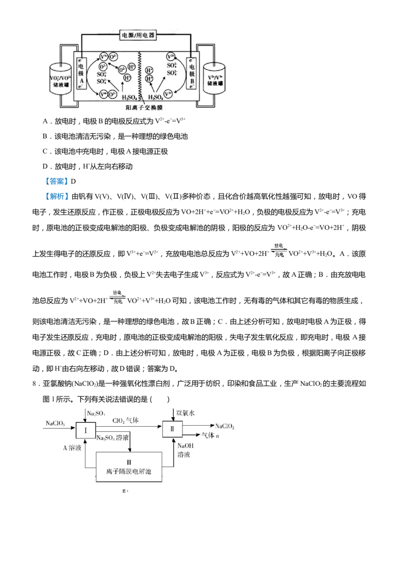原创（新高考）2021届高考二轮精品专题八电化学基础教师版_05高考化学_新高考复习资料_2021新高考资料_2021届（新高考）化学二轮精品专题
