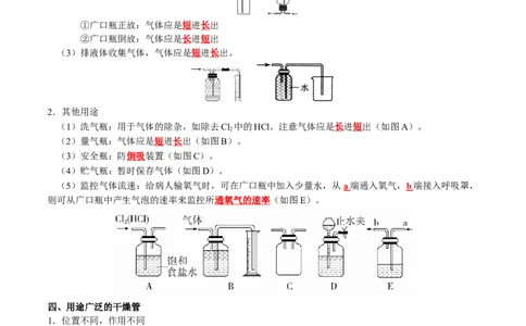 知识清单31化学实验基础-口袋书2024年高考化学一轮复习知识清单_05高考化学_2024年新高考资料_1.2024一轮复习_2024年高考化学一轮复习知识清单