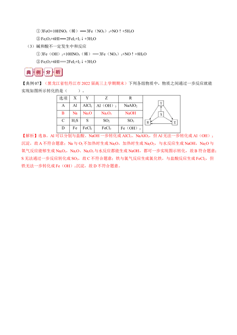 知识清单01++物质的分类及转化-口袋书2024年高考化学一轮复习知识清单_05高考化学_2024年新高考资料_1.2024一轮复习_2024年高考化学一轮复习知识清单