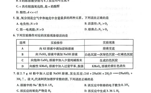 海南省2022-2023学年高三上学期期末学业水平诊断化学试题_05高考化学_高考模拟题_新高考_海南省2022-2023学年高三上学期期末学业水平诊断化学