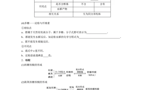 大单元五　第十四章　第66讲　生物大分子　合成高分子_05高考化学_2025年新高考资料_一轮复习_2025大一轮复习讲义+课件（完结）_2025大一轮复习讲义化学学生用书Word版文档全书