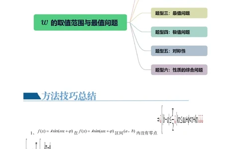 重难点突破01&omega;的取值范围与最值问题（六大题型）（原卷版）_2.2025数学总复习_2024年新高考资料_1.2024一轮复习_2024年高考数学一轮复习讲练测（新教材新高考）
