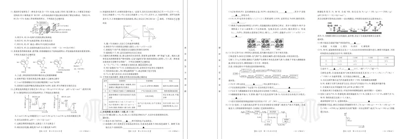 化学CM04C出片(8页)公众号：一枚试卷君_05高考化学_高考模拟题_新高考_浙里卷天下2022~2023学年高三百校联考3月测试3.6-8化学_浙里卷天下2022~2023学年高三百校联考3月测试3.6-8化学