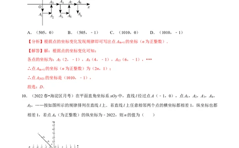 专题7.1平面直角坐标系专项提升训练（重难点培优）2023培优（解析版）人教版_初中数学人教版_7下-初中数学人教版_7下-初中数学人教版（旧版）赠送_07专项讲练