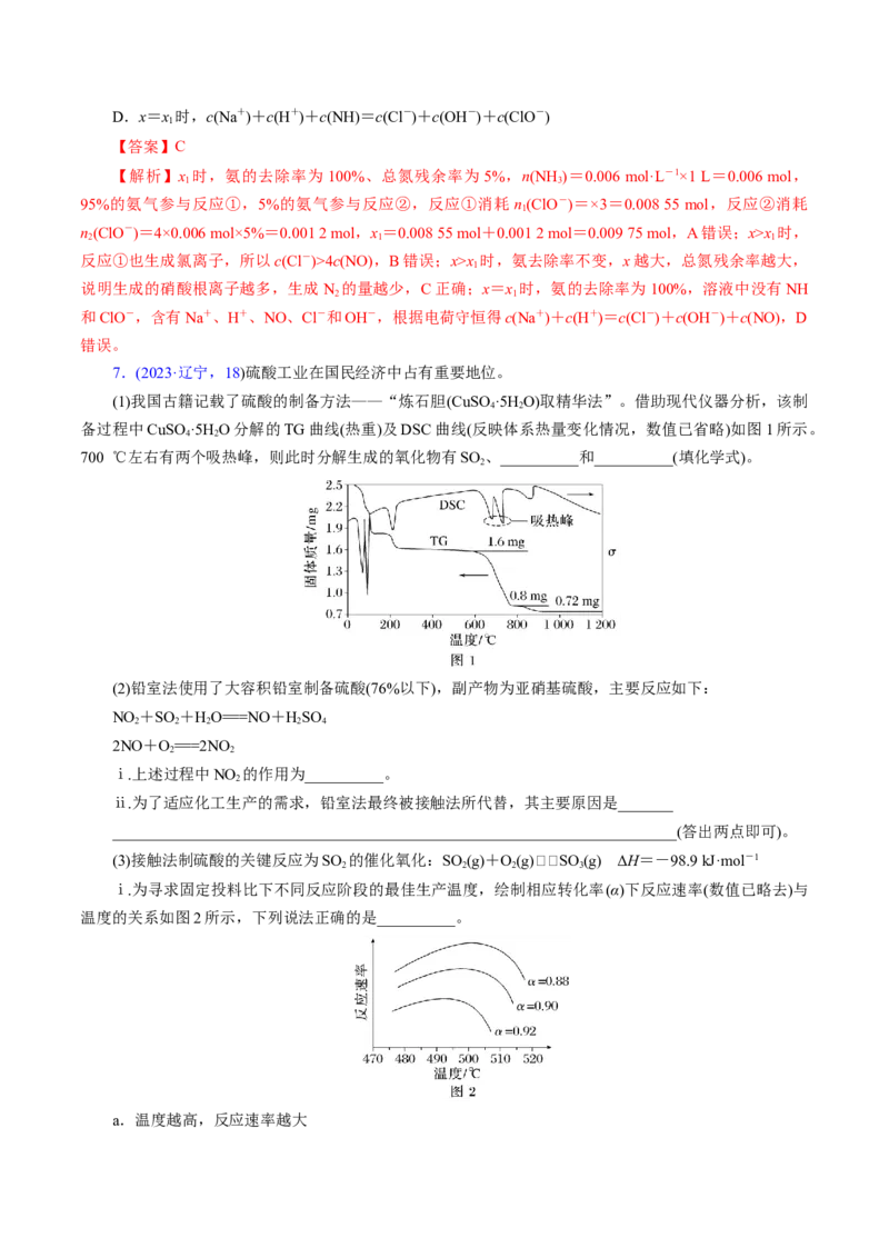 热点专项化学反应速率和化学平衡的图像（解析版）_05高考化学_2025年新高考资料_二轮复习_上好课2025年高考化学二轮复习讲练测（新高考通用）3379109_主题三化学反应原理