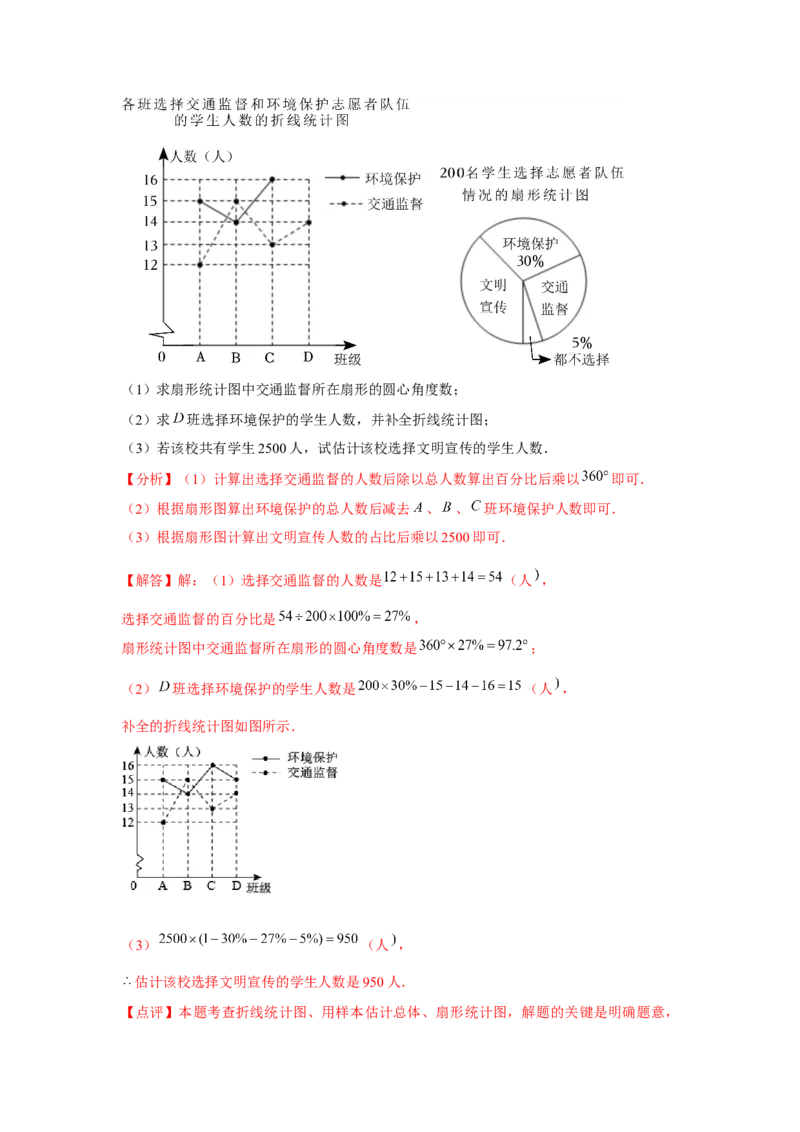 第10章数据的收集、整理与描述章节复习卷（14个知识点+50题练习）（教师版）_初中数学_七年级数学下册（人教版）_常见题型通关讲解练-V3