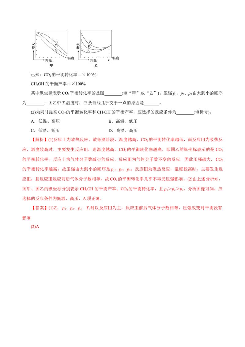专题讲座（四）反应速率、平衡图像题解题策略（讲）-2024年高考化学大一轮复习精讲精练+专题讲座（解析版）_05高考化学_2024年新高考资料_1.2024一轮复习