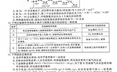 湖湘名校教育联合体2023届高三9月大联考化学_05高考化学_高考模拟题_新高考_湖湘名校教育联合体2023届高三9月大联考化学