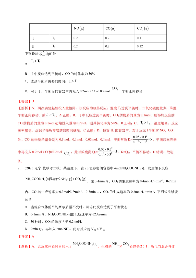 押选择题化学反应与能量、化学反应速率与化学平衡（解析版）-备战2024年高考化学临考题号押题（辽宁、黑龙江、吉林专用）_05高考化学_2024年新高考资料_5.2024三轮冲刺