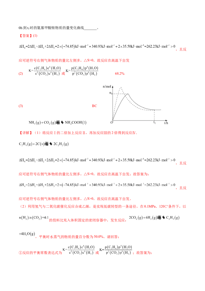 专题十二化学反应原理综合（解析版）_05高考化学_新高考复习资料_2023年新高考资料_二轮复习_题型分类归纳2023年高考化学二轮复习讲与练