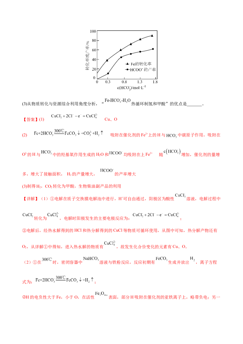 专题十二化学反应原理综合（解析版）_05高考化学_新高考复习资料_2023年新高考资料_二轮复习_题型分类归纳2023年高考化学二轮复习讲与练