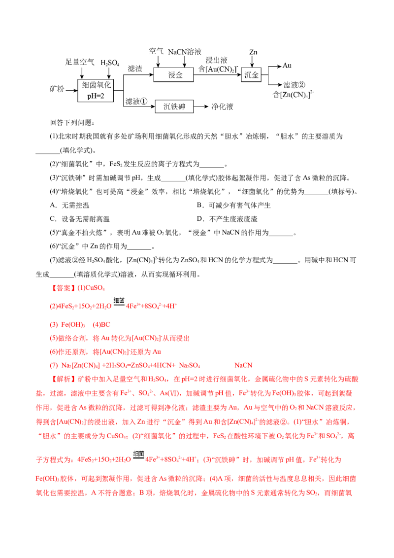 热点专项信息型方程式的书写（解析版）_05高考化学_2025年新高考资料_二轮复习_上好课2025年高考化学二轮复习讲练测（新高考通用）3379109_主题一化学用语与基本概念