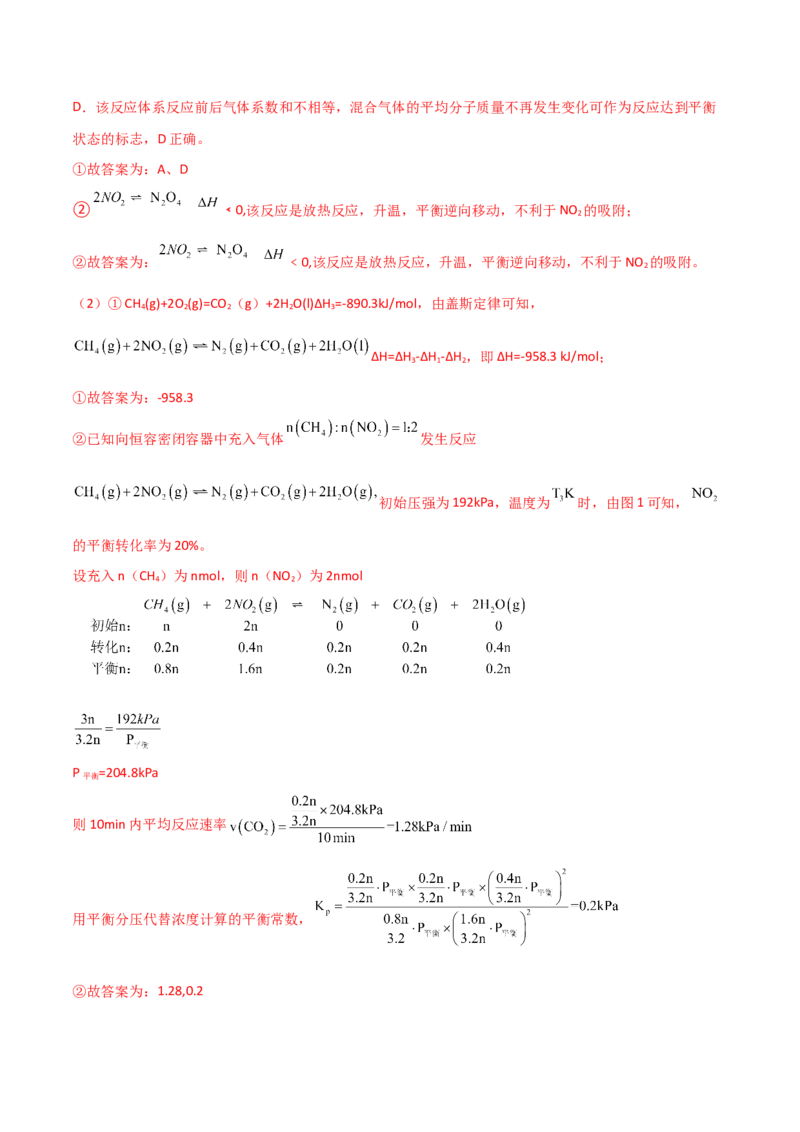 易错专题21化学反应原理解题策略（解析版）_05高考化学_2024年新高考资料_5.2024三轮冲刺_2024年高考化学考前易错聚焦