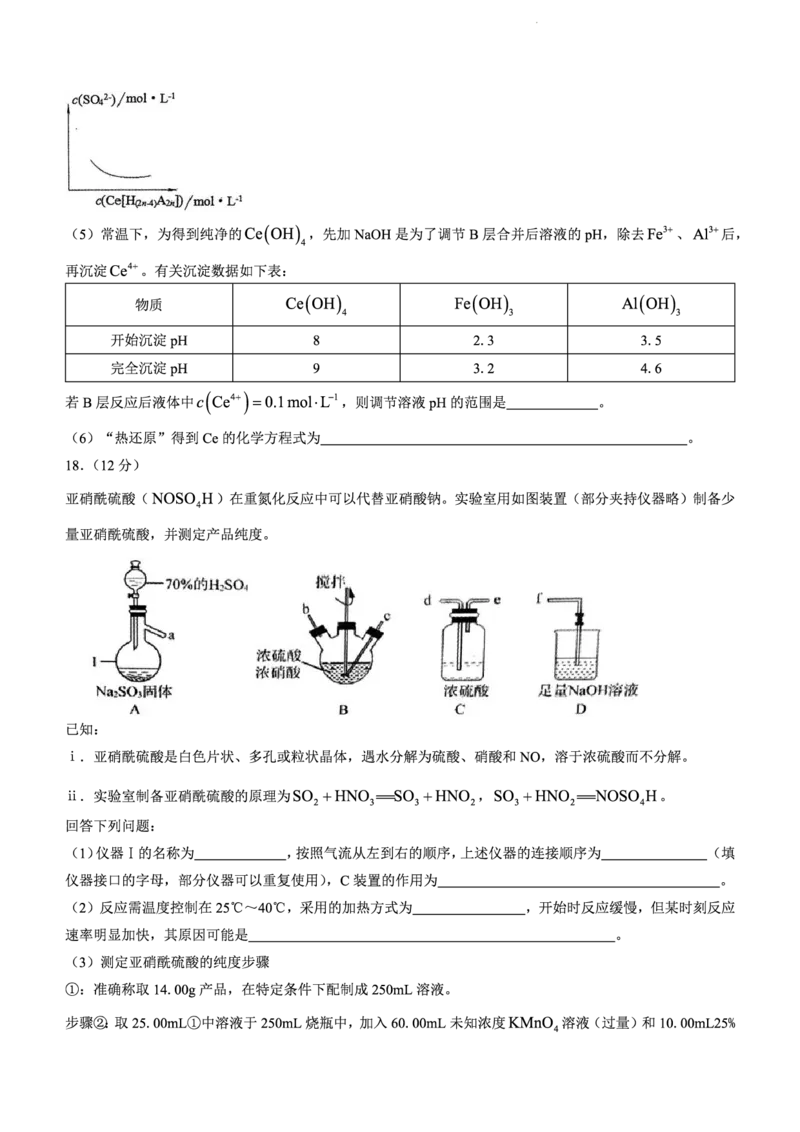 山东省潍坊市安丘市2022-2023学年高三3月份过程检测化学_05高考化学_高考模拟题_新高考