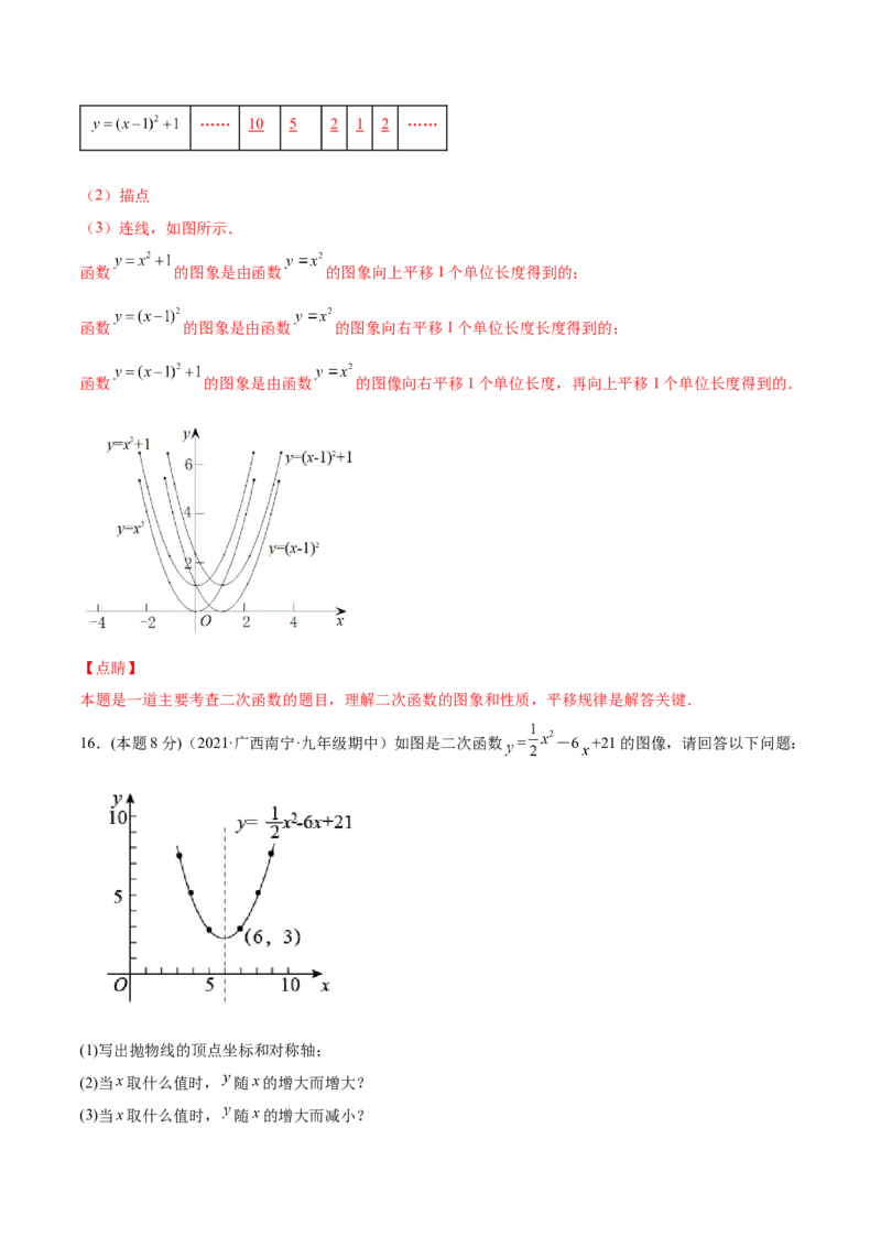 第二十二章二次函数章末检测卷-解析版_初中数学人教版_9上-初中数学人教版_07专项讲练_一题三变系列九年级数学上册重要考点题型精讲精练(人教版)