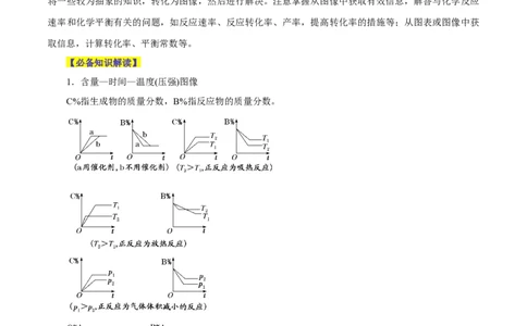 专题讲座（四）反应速率、平衡图像题解题策略（讲）-2024年高考化学大一轮复习精讲精练+专题讲座（原卷版）_05高考化学_2024年新高考资料_1.2024一轮复习