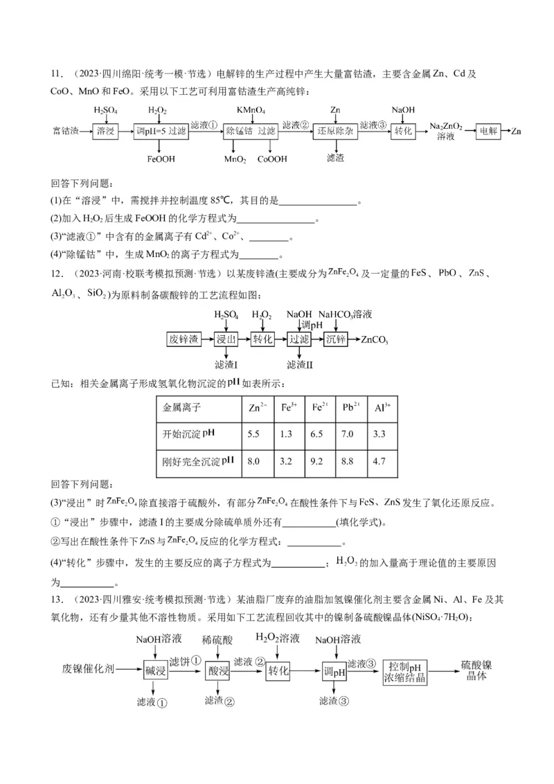 热点01陌生化学(离子)方程式的书写-2024年高考化学热点&middot;重点&middot;难点专练（新高考专用）（原卷版）_05高考化学_2024年新高考资料_3.2024专项复习
