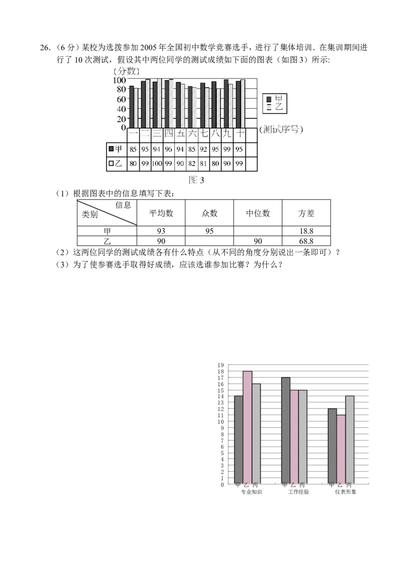 新人教版八年级下册第20章数据分析单元测试试卷（B卷）_初中数学人教版_八年级数学下册_保存转存之后查看(1)_8下-初中数学人教版（2026春新版持续更新）_旧版-可参考_06习题试卷