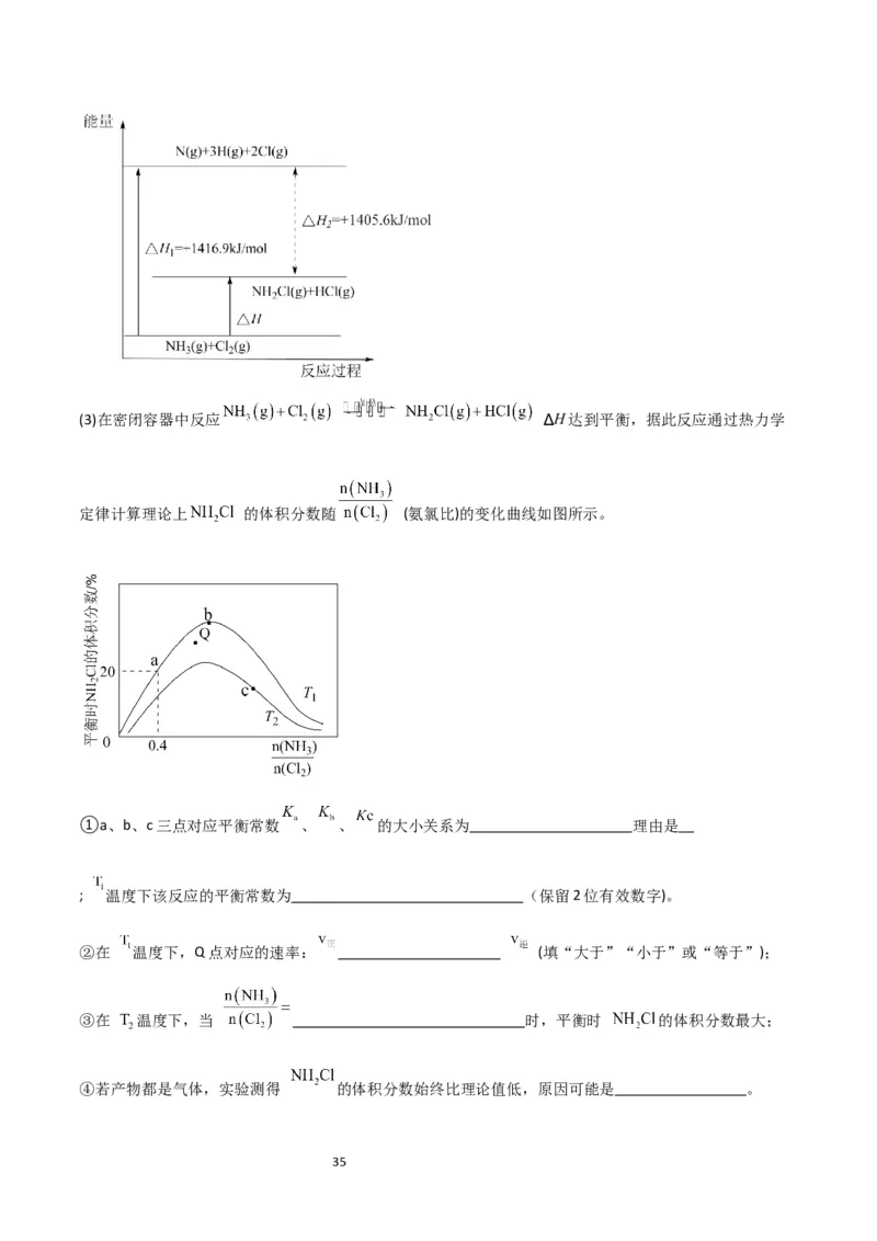 升级版微专题20新型含氯化合物的制备与性质探究（ClO2、NOCl等）（解析版）(全国版)_05高考化学_新高考复习资料_2024年新高考资料_一轮复习资料_教师版（含答案解析）