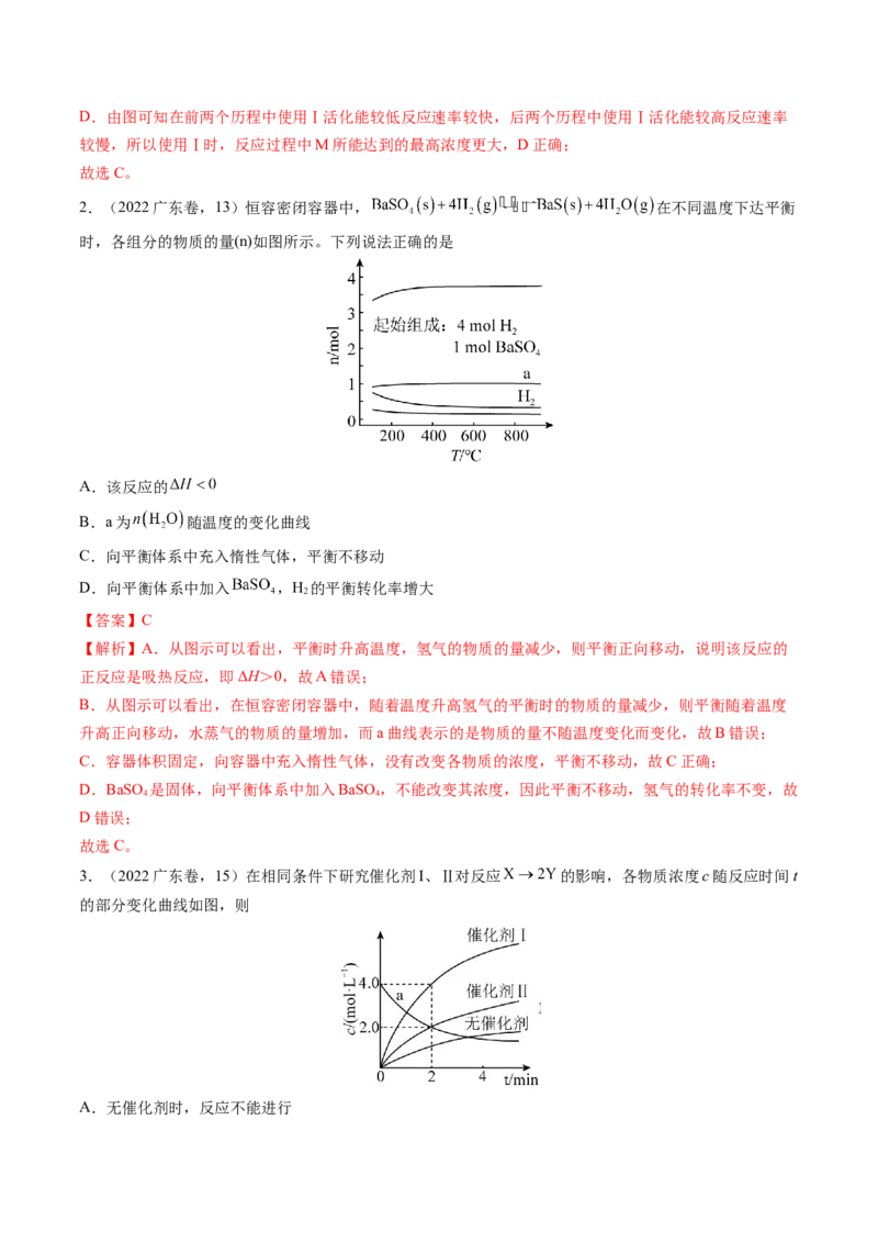 押广东卷第15题&nbsp;化学反应速率与平衡&nbsp;&nbsp;水溶液中的离子平衡（解析版）_05高考化学_2024年新高考资料_5.2024三轮冲刺_备战2024年高考化学临考题号押题（广东卷）323301515
