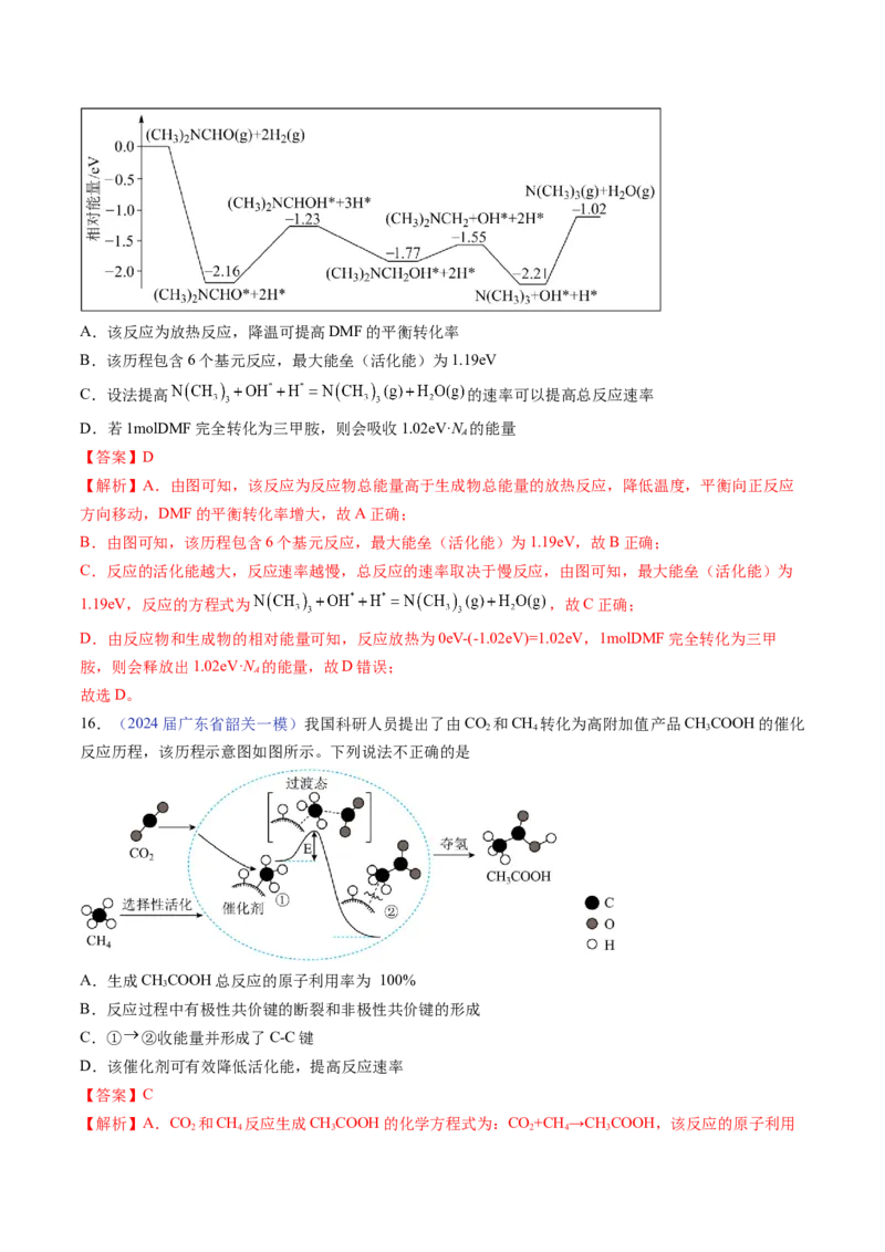 押广东卷第15题&nbsp;化学反应速率与平衡&nbsp;&nbsp;水溶液中的离子平衡（解析版）_05高考化学_2024年新高考资料_5.2024三轮冲刺_备战2024年高考化学临考题号押题（广东卷）323301515