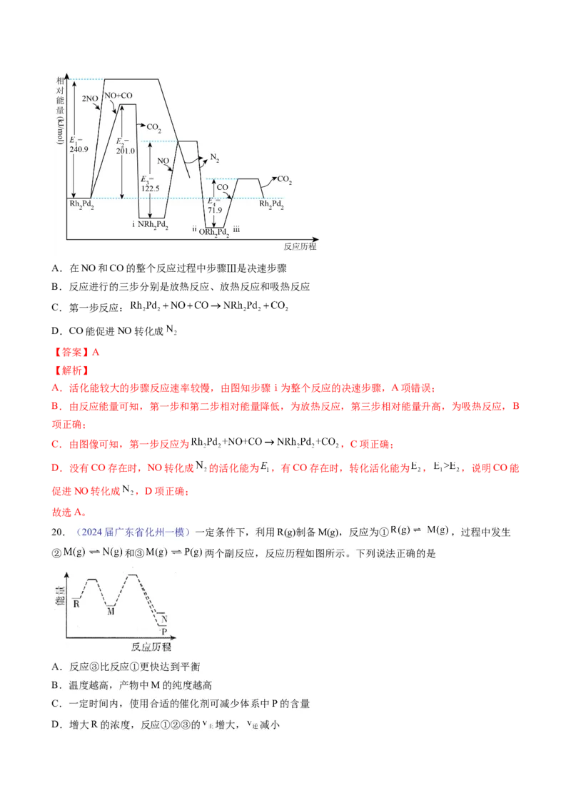 押广东卷第15题&nbsp;化学反应速率与平衡&nbsp;&nbsp;水溶液中的离子平衡（解析版）_05高考化学_2024年新高考资料_5.2024三轮冲刺_备战2024年高考化学临考题号押题（广东卷）323301515