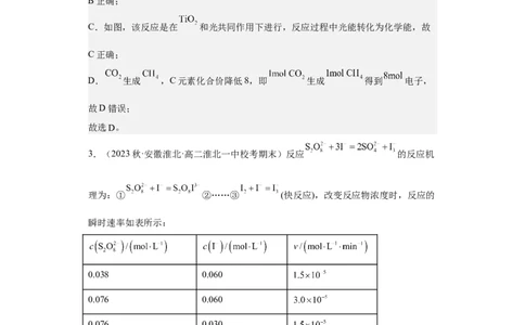 专题十七反应机理（专练）-冲刺2023年高考化学二轮复习核心考点逐项突破（解析版）_05高考化学_新高考复习资料_2023年新高考资料_二轮复习