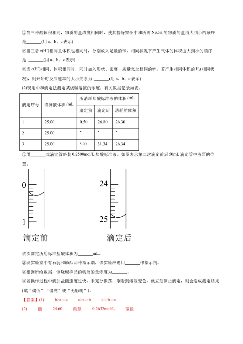 专题突破卷09水溶液中的离子反应与平衡-2024年高考化学一轮复习考点通关卷（新教材新高考）（解析版）_05高考化学_2024年新高考资料_1.2024一轮复习