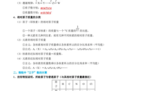 知识清单14+原子结构+元素周期律-口袋书2024年高考化学一轮复习知识清单_05高考化学_2024年新高考资料_1.2024一轮复习_2024年高考化学一轮复习知识清单