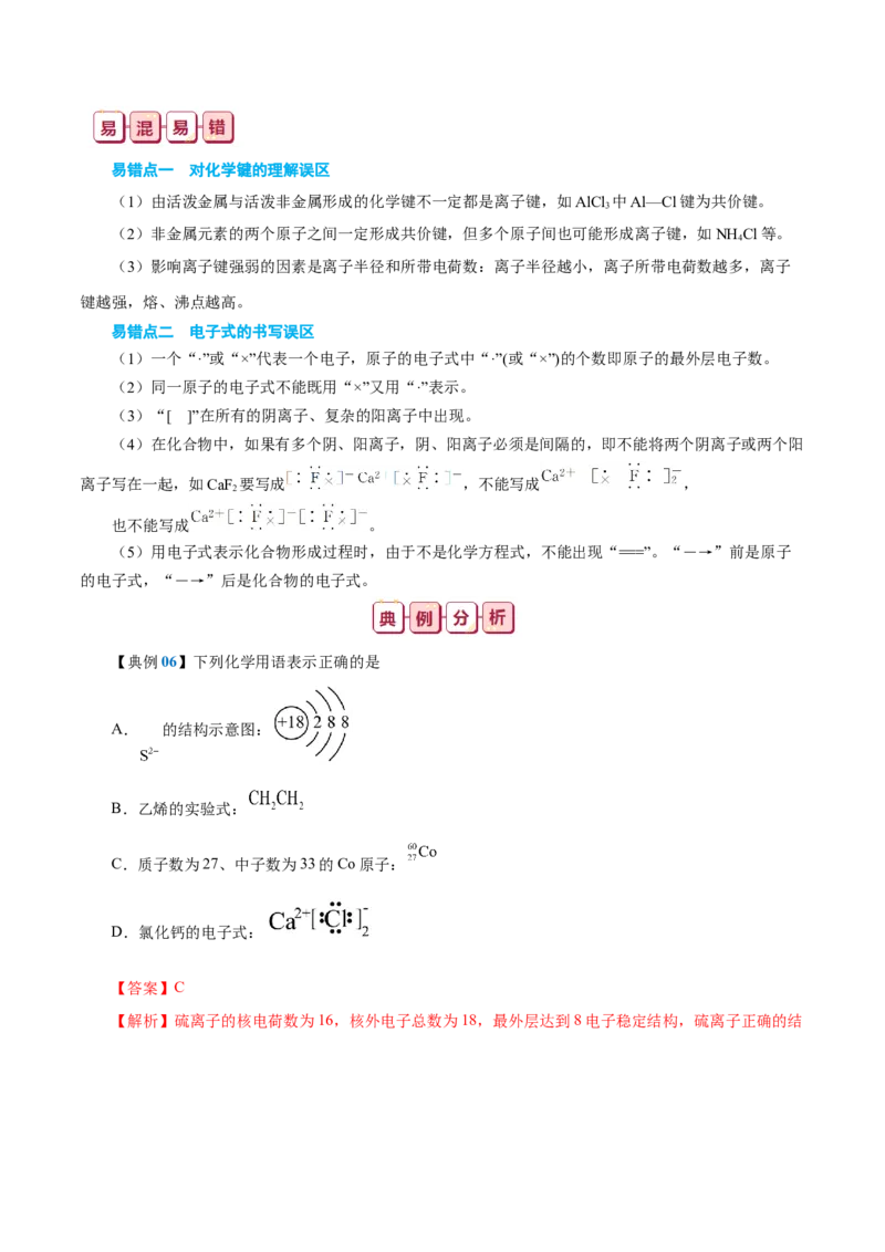 知识清单14+原子结构+元素周期律-口袋书2024年高考化学一轮复习知识清单_05高考化学_2024年新高考资料_1.2024一轮复习_2024年高考化学一轮复习知识清单