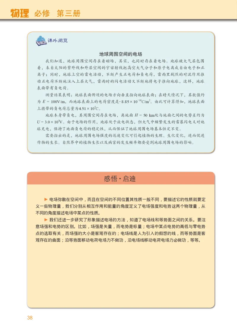 普通高中教科书&middot;物理必修第三册(1)_高中全套电子教材及答案。_01高中电子教材全套_物理_教科版_高中年级_必修第三册