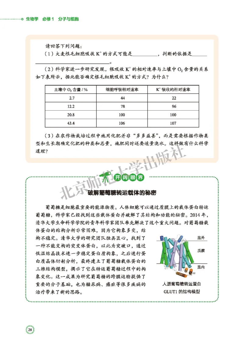 普通高中教科书&middot;生物学必修1分子与细胞(1)_高中全套电子教材及答案。_01高中电子教材全套_生物学_北师大版_高中年级_必修1分子与细胞
