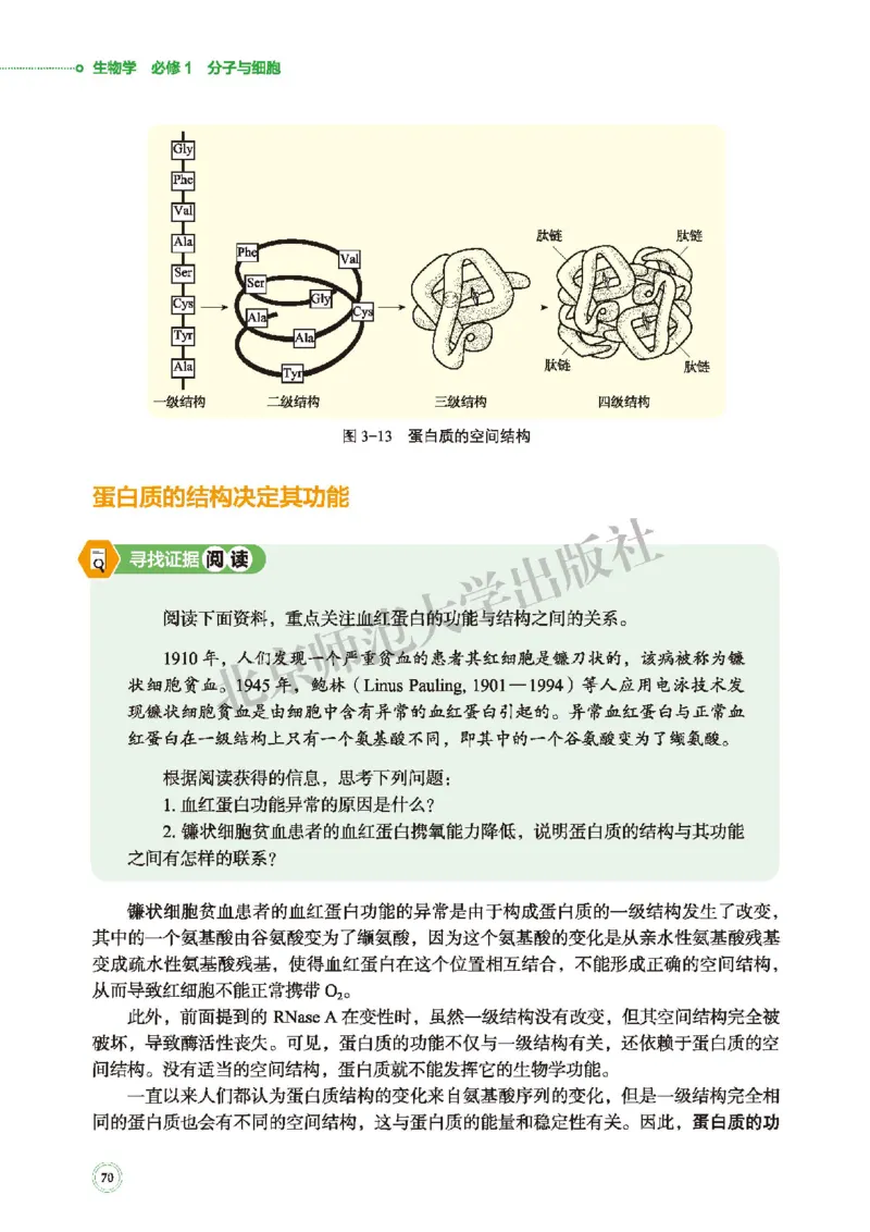 普通高中教科书&middot;生物学必修1分子与细胞(1)_高中全套电子教材及答案。_01高中电子教材全套_生物学_北师大版_高中年级_必修1分子与细胞