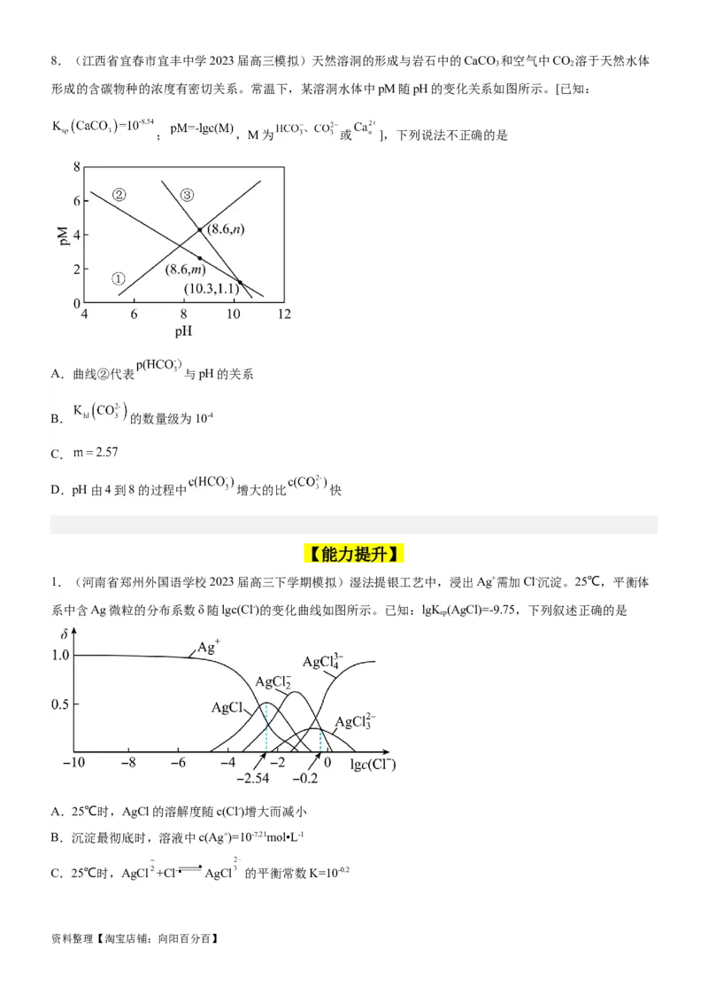 考点4沉淀溶解平衡（核心考点精讲精练（解析版）_05高考化学_新高考复习资料_2024年新高考资料_一轮复习资料_完备战2024年高考化学一轮复习考点帮（新高考专用）