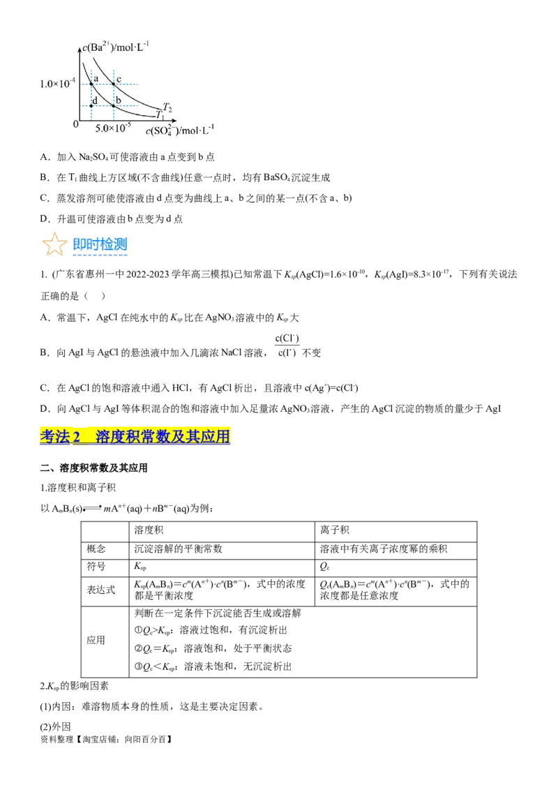 考点4沉淀溶解平衡（核心考点精讲精练（解析版）_05高考化学_新高考复习资料_2024年新高考资料_一轮复习资料_完备战2024年高考化学一轮复习考点帮（新高考专用）