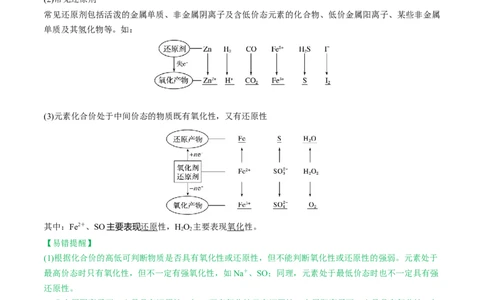 第06讲氧化还原反应（讲）-2023年高考化学一轮复习讲练测（全国通用）（原卷版）_05高考化学_通用版（老高考）复习资料_2023年复习资料_一轮复习