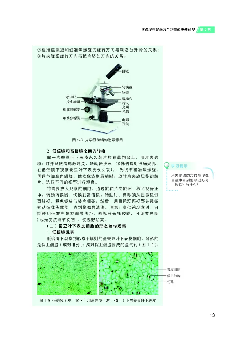 普通高中教科书&middot;生物学必修1分子与细胞(1)_高中全套电子教材及答案。_01高中电子教材全套_生物学_沪科技版_高中年级_必修1分子与细胞