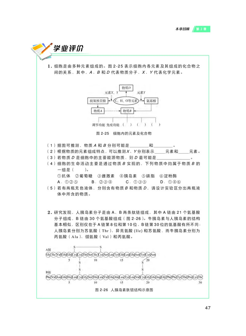 普通高中教科书&middot;生物学必修1分子与细胞(1)_高中全套电子教材及答案。_01高中电子教材全套_生物学_沪科技版_高中年级_必修1分子与细胞