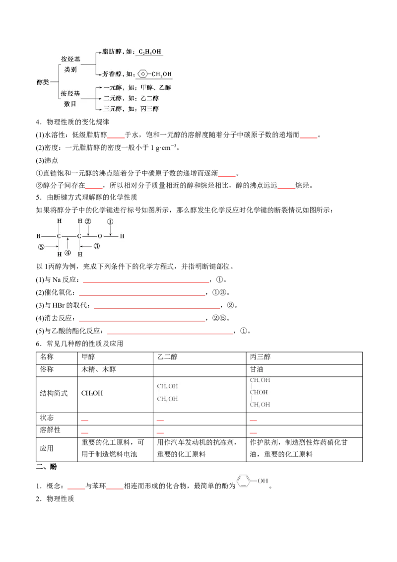 考点36烃的衍生物（核心考点精讲精练）-备战2025年高考化学一轮复习考点帮（新高考通用）（原卷版）_05高考化学_2025年新高考资料_一轮复习_备战2025年高考化学一轮复习考点帮