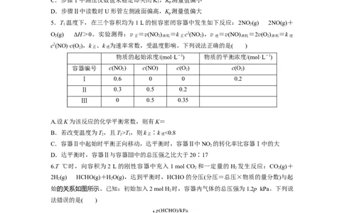 第十一章　第47练　化学平衡常数的综合计算_05高考化学_2025年新高考资料_一轮复习_2025大一轮复习讲义+课件（完结）_2025大一轮复习讲义化学学生用书Word版文档全书_2025一轮复习74练