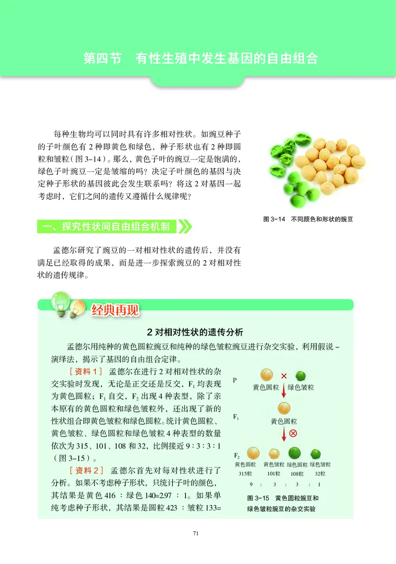普通高中教科书&middot;生物学必修2遗传与进化(1)_高中全套电子教材及答案。_01高中电子教材全套_生物学_沪科教版_高中年级_必修2遗传与进化