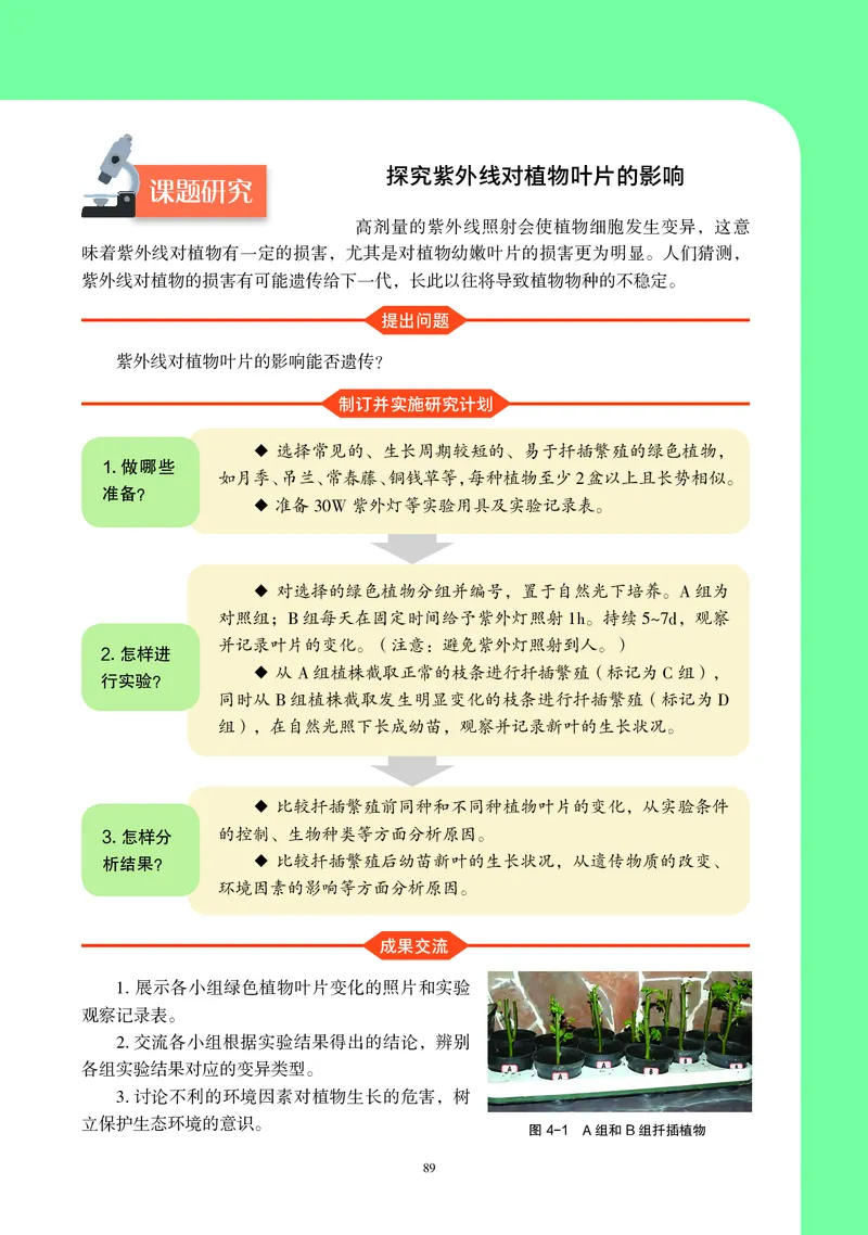 普通高中教科书&middot;生物学必修2遗传与进化(1)_高中全套电子教材及答案。_01高中电子教材全套_生物学_沪科教版_高中年级_必修2遗传与进化