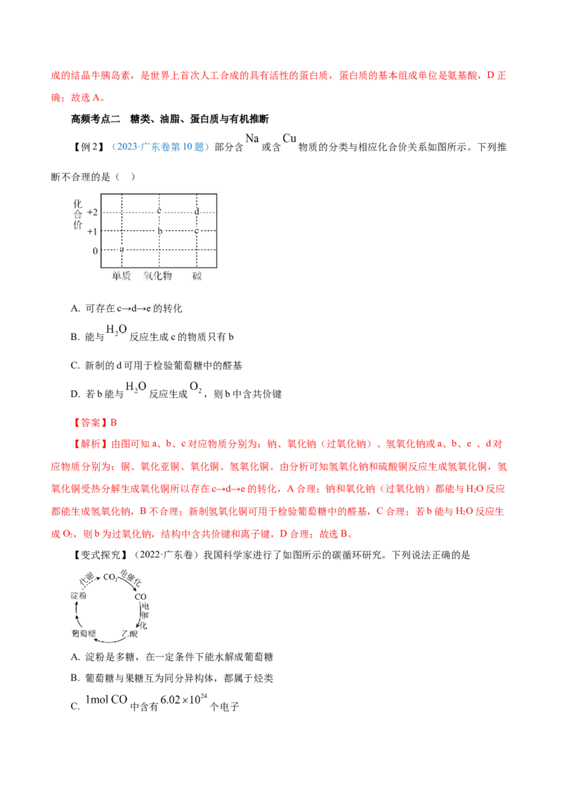 第34讲生物大分子与合成高分子（讲）-2024年高考化学大一轮复习精讲精练+专题讲座（解析版）_05高考化学_2024年新高考资料_1.2024一轮复习
